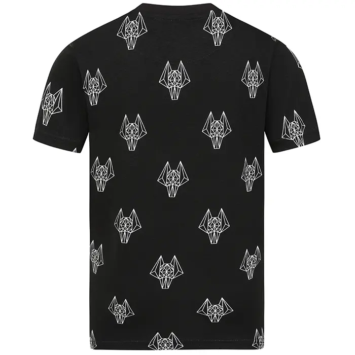 Wolverhampton Wanderers Shop | Graphic Print Pyjama Set – Kids – Black Wolverhampton Wanderers Merchandise